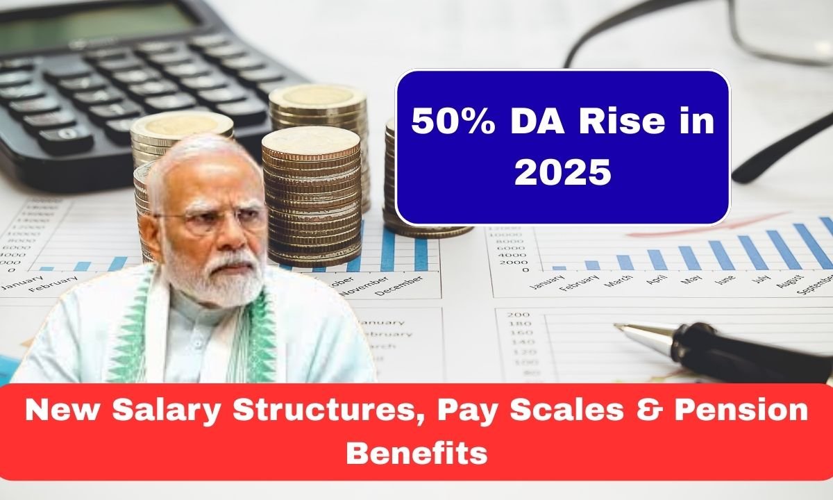 50% DA Rise in 2025 New Salary Structures, Pay Scales & Pension Benefits